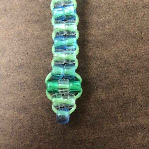 Beaded Snake key chain - Picture 2 of 3